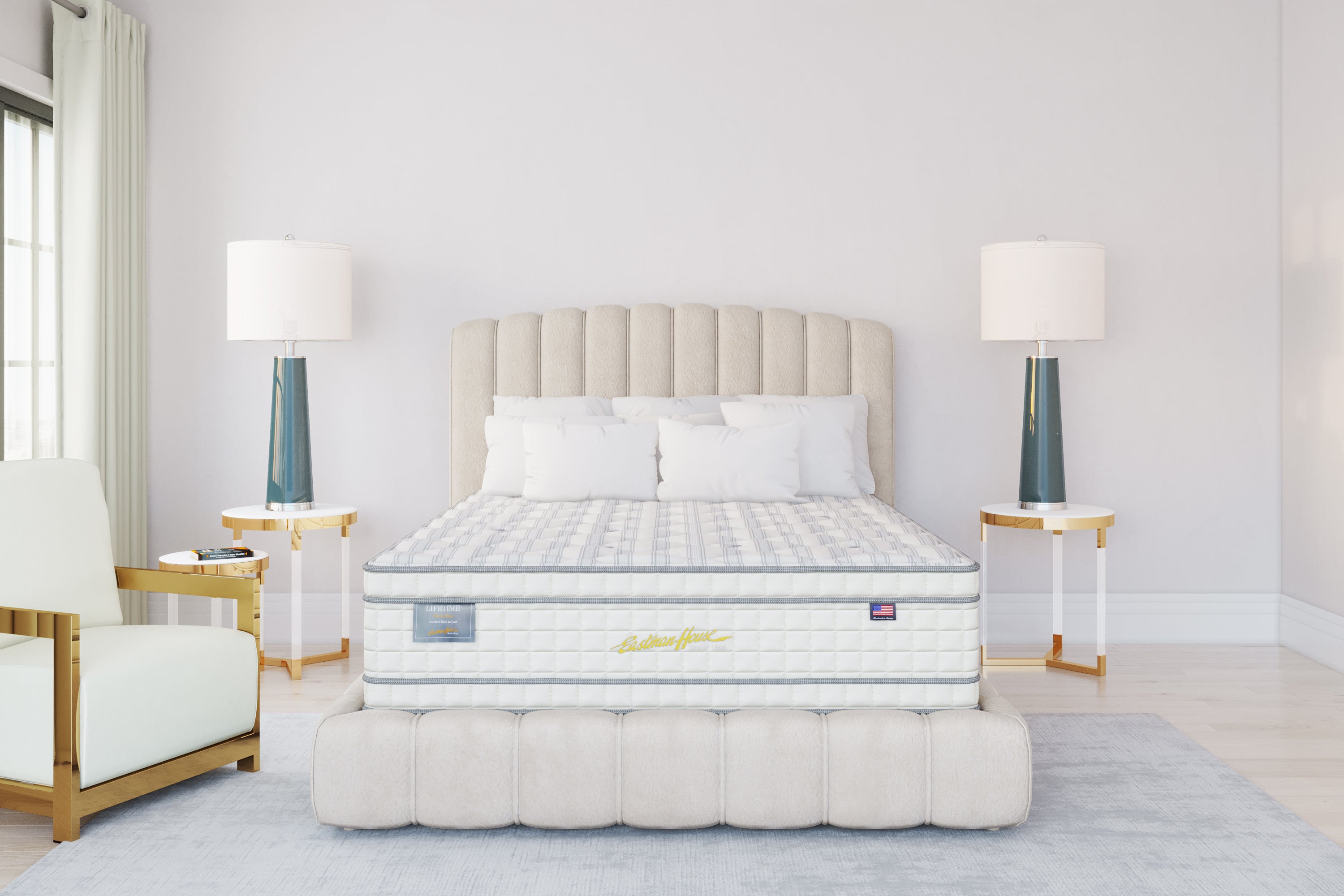 Eastman House Lifetime Pillow Top Double-Sided Mattress – Bedder 