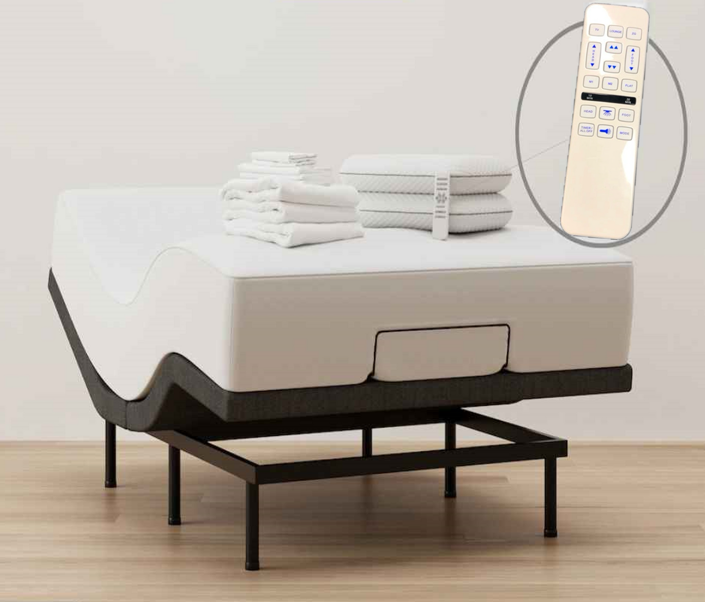 Nectar Premier Adjustable Smart Bed Bundle