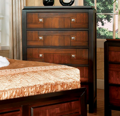 Patra Transitional Acacia/Walnut Chest