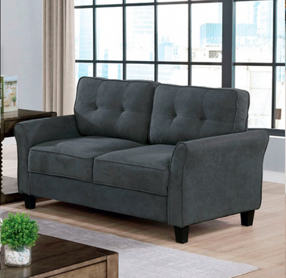 Alissa Transitional Living Room LoveSeat