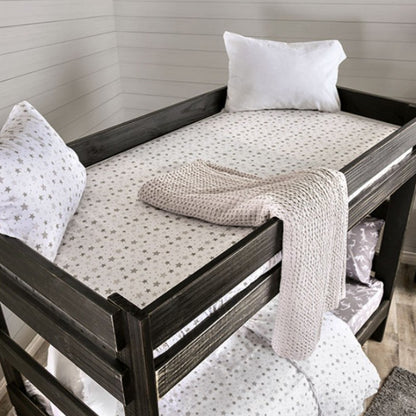 Arlette Rustic Black Bunk Bed