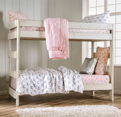 Arlette Rustic Rustic Twin/Twin Bunk Bed   