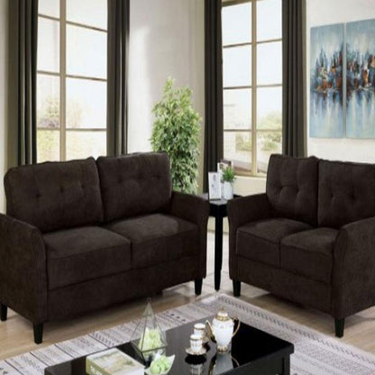 Alissa Transitional Brown Living Room Sofa