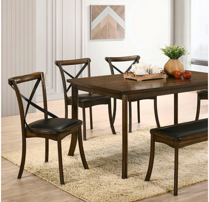 Buhl Industrial - Burnished Oak/Espresso Dining Table