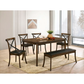 Buhl Industrial - Burnished Oak/Espresso Dining Table