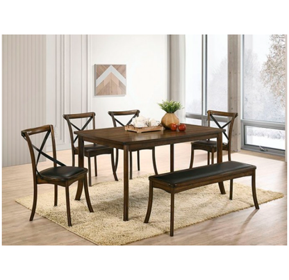 Buhl Industrial - Burnished Oak/Espresso Dining Table