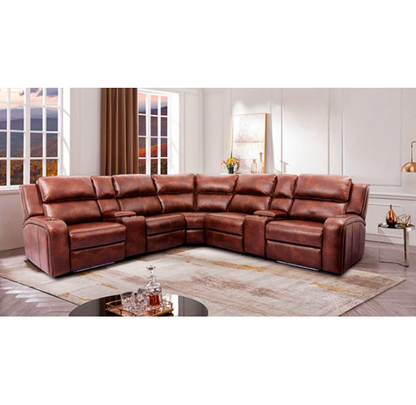 Callie Transitional brown Living Room Sectional