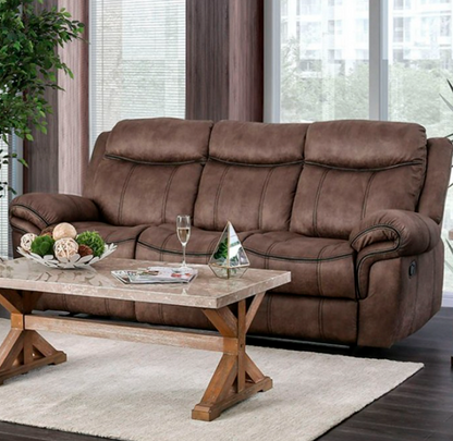 Celia Transitional Brown Living Room Sofa