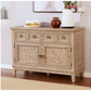 Cerise Transitional Natural Tone Dining Server