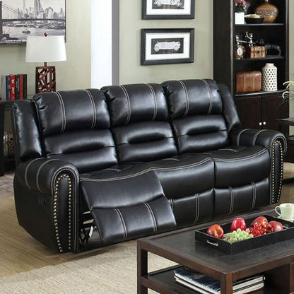 Frederick Transitional Black Living Room Sofa