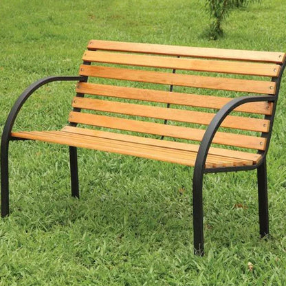 Dumas Contemporary Oak Patio BENCH 