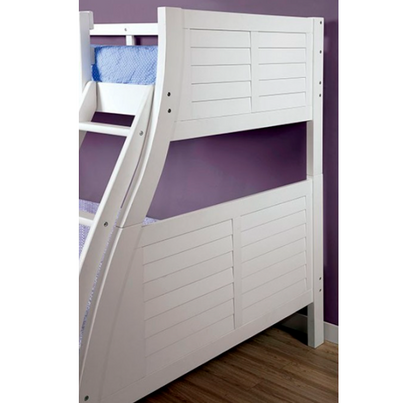 Hopple Transitional White Bunk Bed