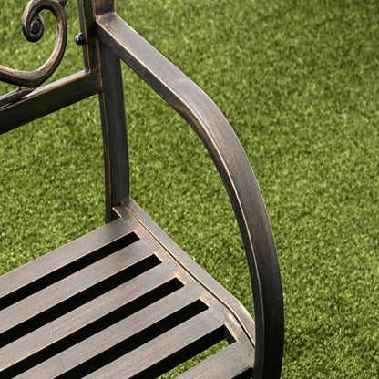 Potter Contemporary Black Patio BENCH