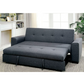 Reilly Contemporary Gray Living Room Futon Sofa