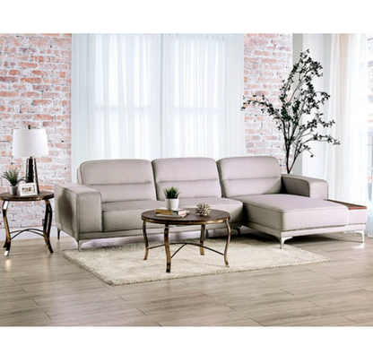 Riehen Mid-century Modern Gray Living Room Sectional