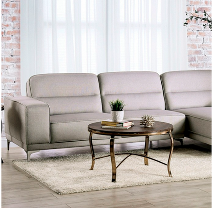 Riehen Mid-century Modern Gray Living Room Sectional