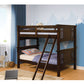 Spring Creek Cottage Dark Walnut Twin/Twin Bunk Bed