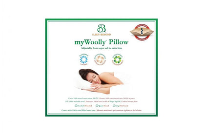 myWoolly Pillow - Hypoallergenic Wool