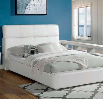 Vodice Contemporary White Bed Frame