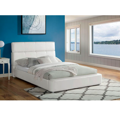 Vodice Contemporary White Bed Frame