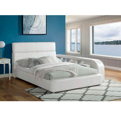 Vodice Contemporary White Bed Frame