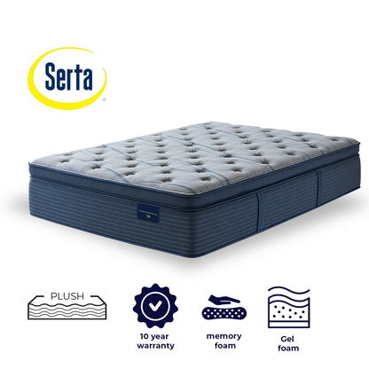 Luna Vista Plush Pillow Top Serta Mattress